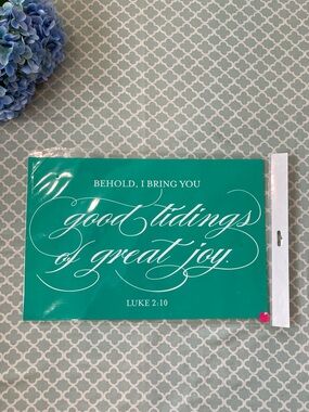Chalk Couture Good Tidings Silkscreen Stencil NEW